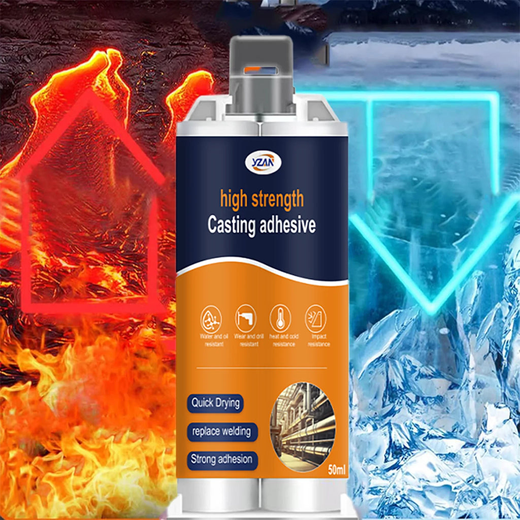 LOOLIFL nouvelle colle métallique AB, colle de coulée, colle de soudure plastique, mastic d'étanchéité, colle de résine époxy, outil d'injection de colle d'envoi, vente directe d'usine