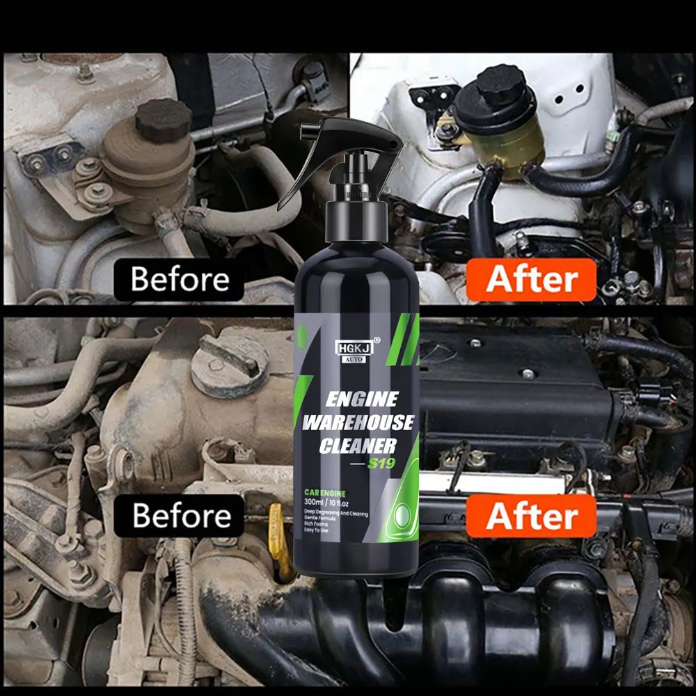 HGKJ S19 nettoyeur de baie de moteur dégraissant tout usage nettoyant concentré propre compartiment moteur détail automatique accessoires de voiture