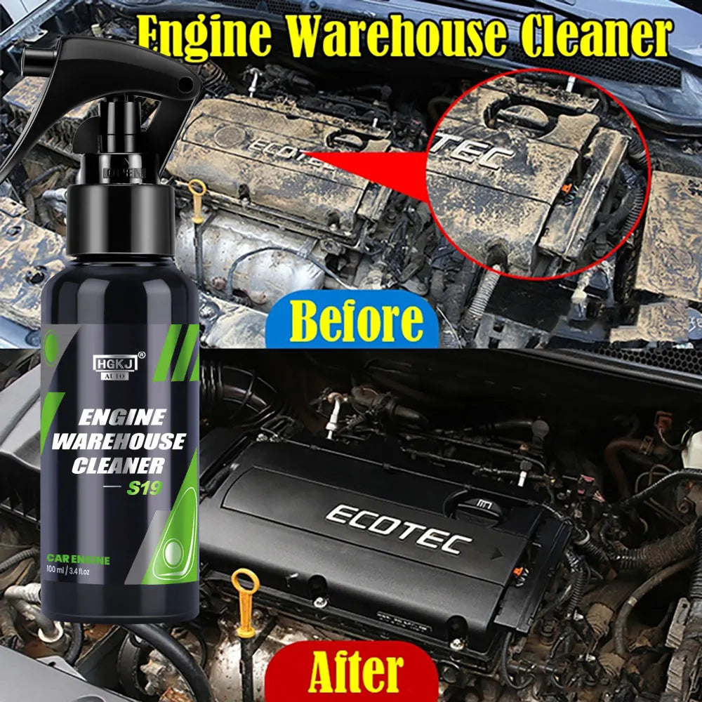 HGKJ S19 nettoyeur de baie de moteur dégraissant tout usage nettoyant concentré propre compartiment moteur détail automatique accessoires de voiture