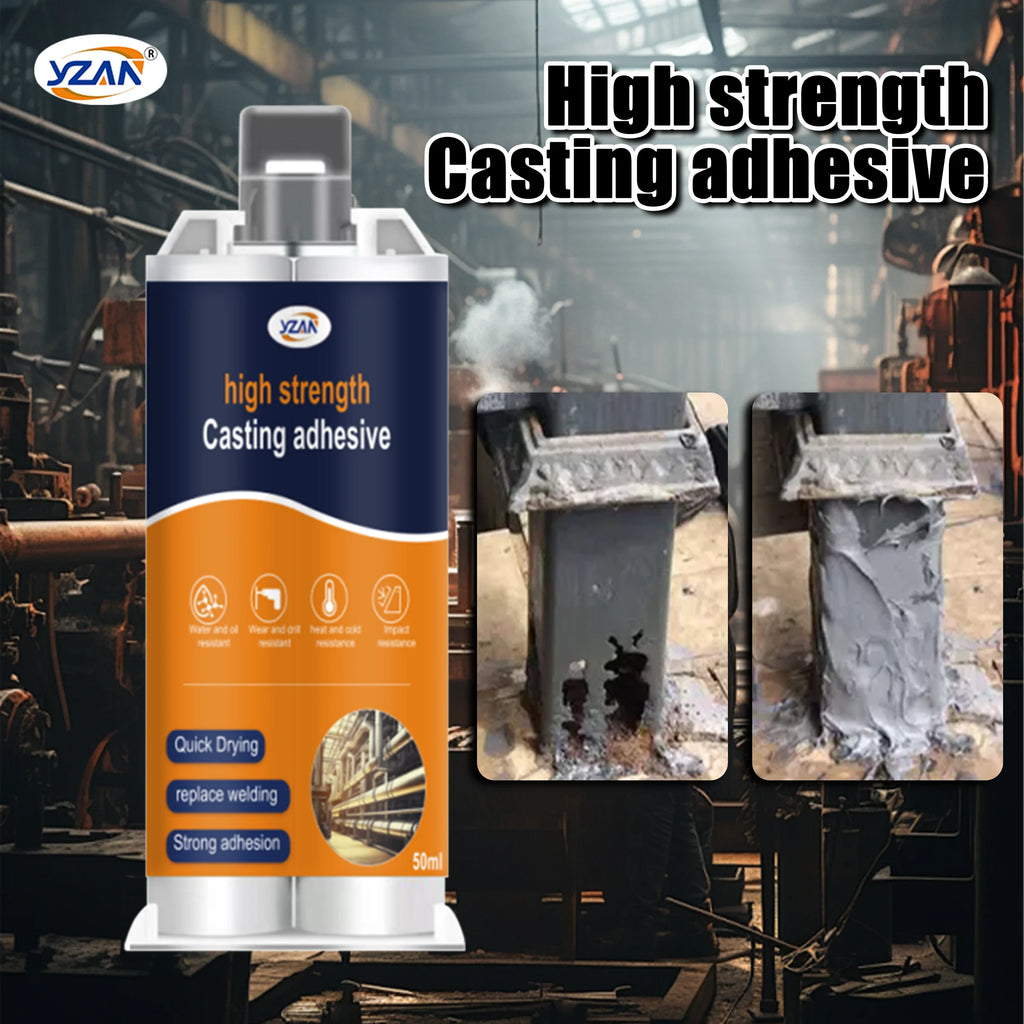 LOOLIFL nouvelle colle métallique AB, colle de coulée, colle de soudure plastique, mastic d'étanchéité, colle de résine époxy, outil d'injection de colle d'envoi, vente directe d'usine
