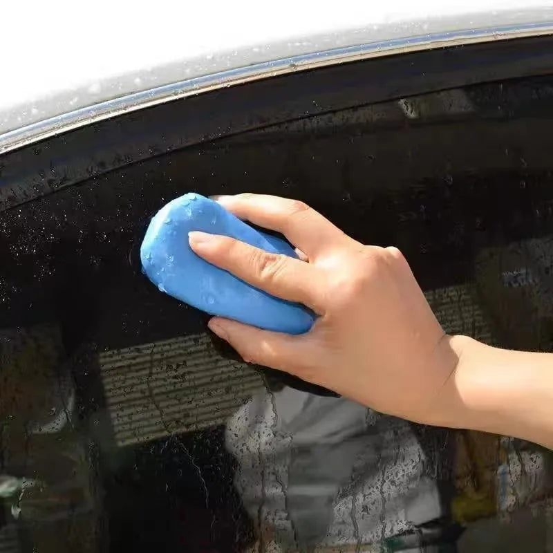 Barre de nettoyage auto en argile bleue pour lavage de véhicules, outil de nettoyage manuel pour l'élimination de boue et de saleté, pour l'entretien automobile et le detailing