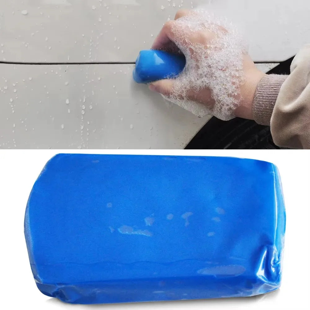 Barre de nettoyage auto en argile bleue pour lavage de véhicules, outil de nettoyage manuel pour l'élimination de boue et de saleté, pour l'entretien automobile et le detailing