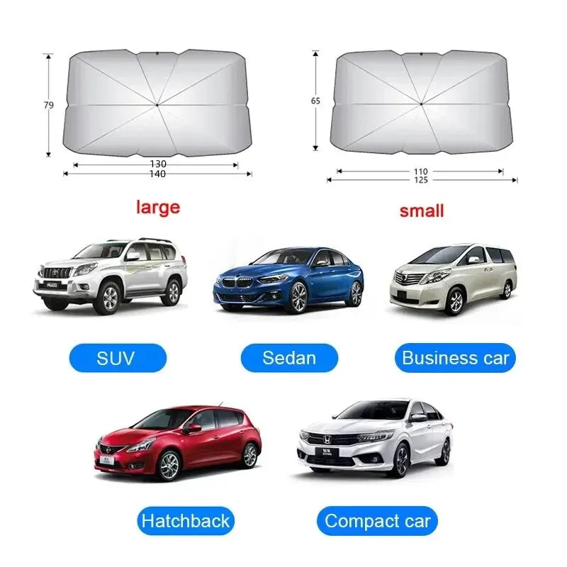 Pare-Soleil Voiture Pliable – Protection UV Pare-Brise & Vitres