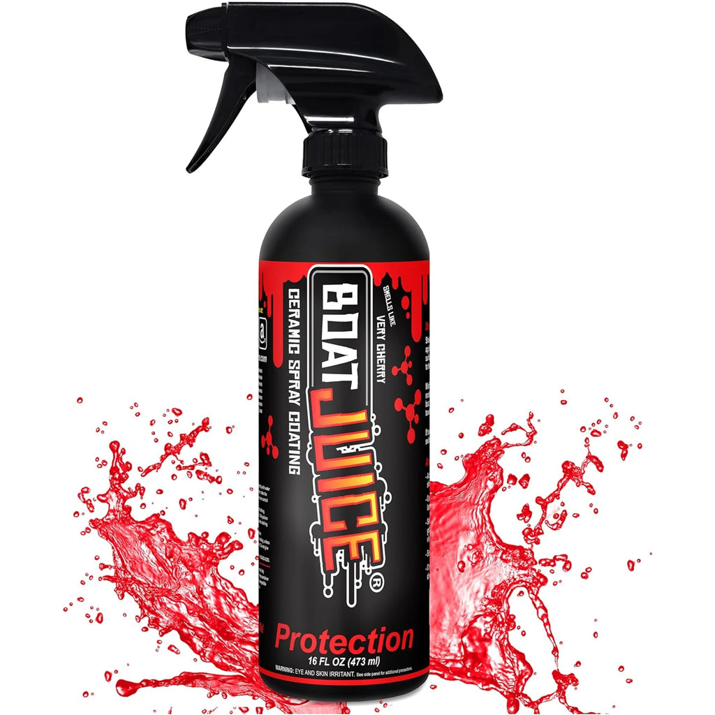 Cire de protection céramique en spray pour bateaux, brillance supérieure, protection marine, parfum marin, nettoyage et detailing nautique