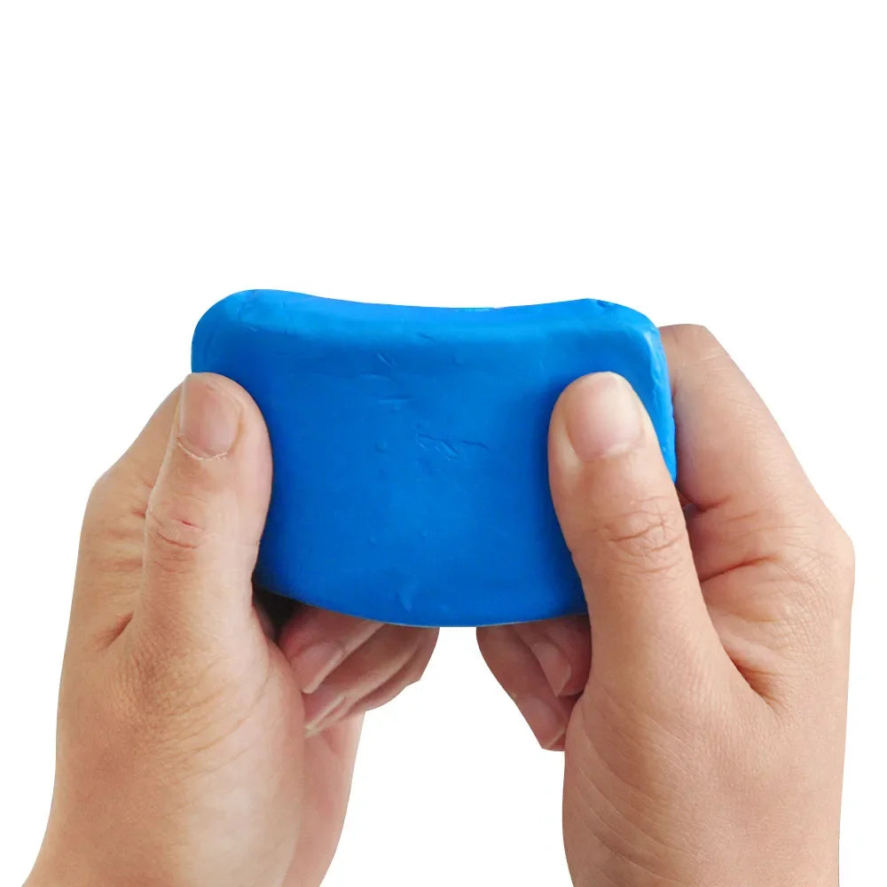 Barre de nettoyage auto en argile bleue pour lavage de véhicules, outil de nettoyage manuel pour l'élimination de boue et de saleté, pour l'entretien automobile et le detailing