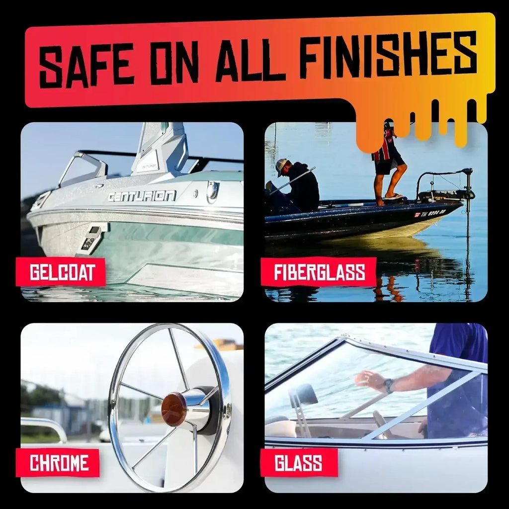 Cire de protection céramique en spray pour bateaux, brillance supérieure, protection marine, parfum marin, nettoyage et detailing nautique