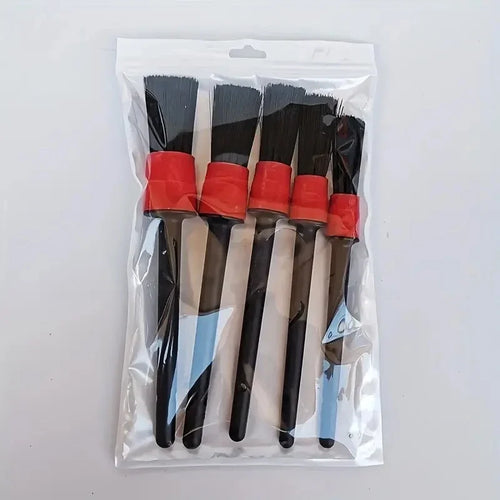 Ensemble de brosses de détail, brosses de voiture, brosse de détail de voiture pour le nettoyage de voiture, brosse de détail, brosse de roue de sortie d'air de tableau de bord