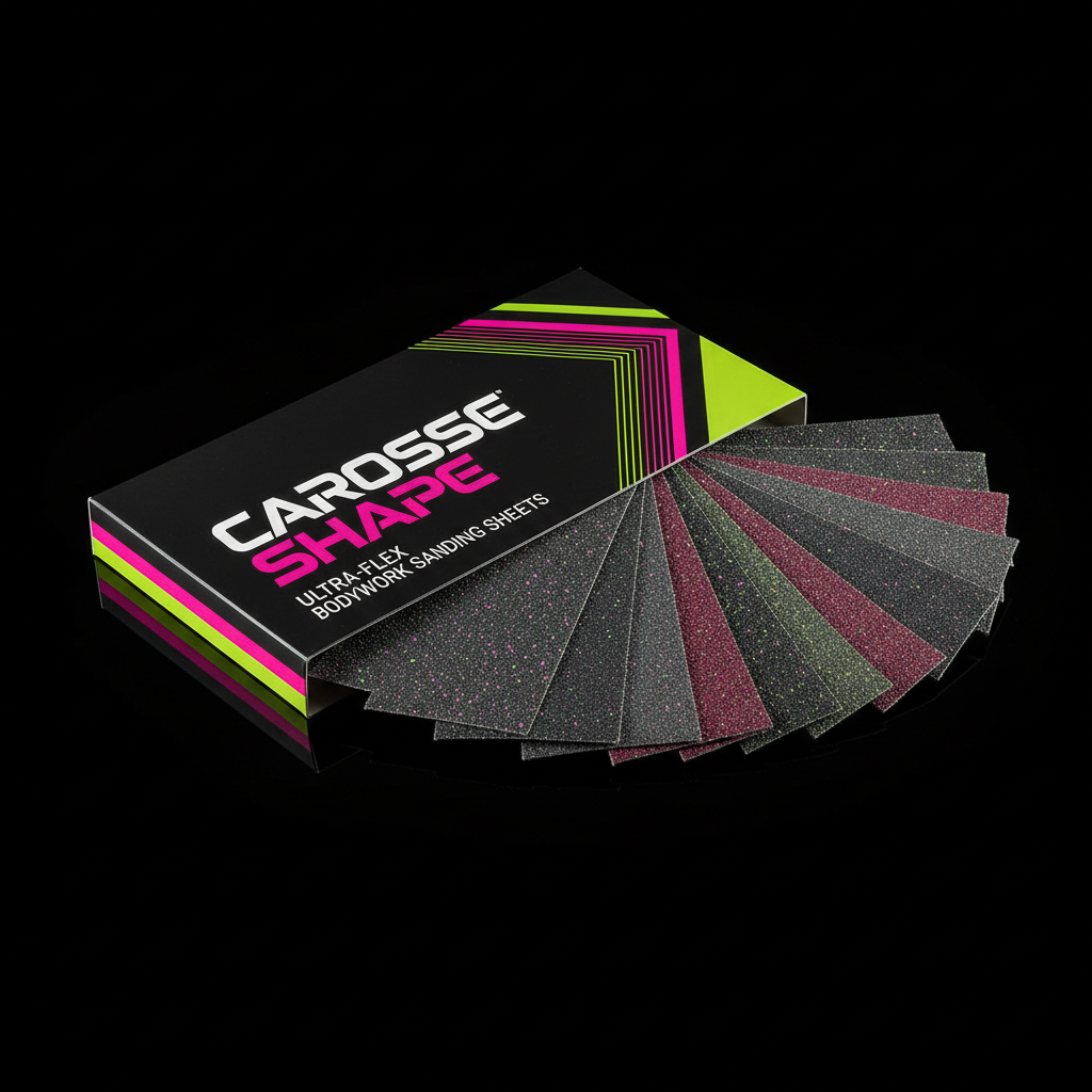 Feuilles de papier à sabler carrosserie professionnel multi-grains