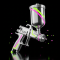 Pistolet à peinture HVLP professionnel pour carrosserie