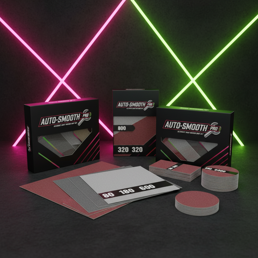 Kit papier à sabler carrosserie